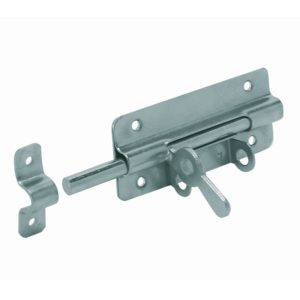 Hangslotgrendel 100mm verzinkt etiket