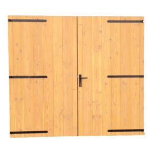 Dubbele deur | blank | rechts |  2400x2150mm