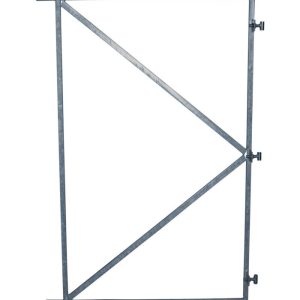 Poortframe | H155xB130 CM | 3 verstelbare ophangpunten verzinkt