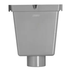 Vergaarbak m overloop 80mm