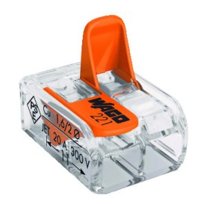 Wago verbindingsklem 2x4 tr ds100