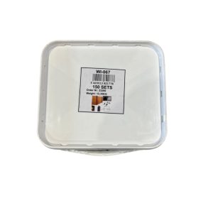 Emmer uni beslag | patentbouten 100mm - RVS