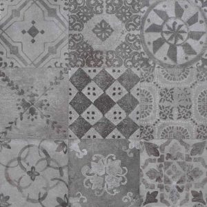 Vicolo Antracite Dekor | 60x60x2 cm