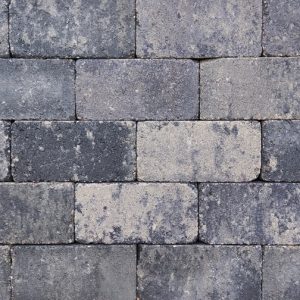 Stonique trommel | betonstraatsteen | 6cm grijs/zwart