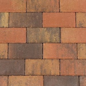 Betonstraatsteen | 21x10,5x8cm | oud bruin