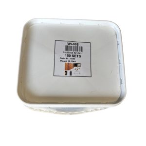 Emmer uni beslag | patentbouten 100mm - geel