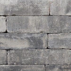 Linea stapelblok |15x15x60cm | grijs/zwart getrommeld