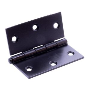 QlinQ scharnier 89x89mm verzinkt zwart