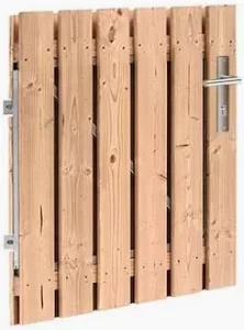 Douglas schuttingdeur | 100cm hoog