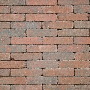 Waalformaat | getrommeld 20x5x7cm | rood/zwart