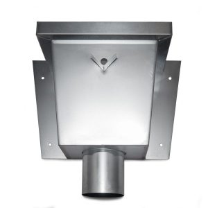 Vergaarbak zink (Ø80 mm)