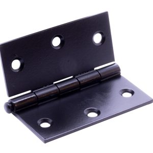 QlinQ scharnier 89x89mm verzinkt zwart