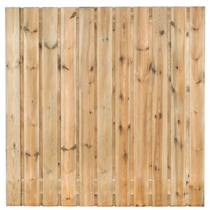 23 planks grenen schuttingscherm | 180 x 180cm