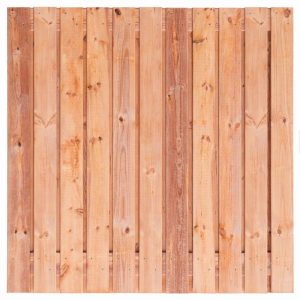 23 planks Red Class schuttingscherm | 180 x 180cm