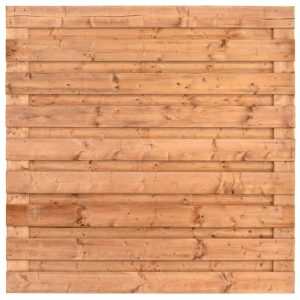 Horizontaal 21 planks Red class schuttingscherm | 180×180