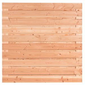 Horizontaal 21 planks Douglas schuttingscherm | 180x180