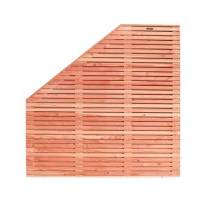 Aflopend douglas schuttingscherm Elan |180/90 x 180 x 4,2 cm